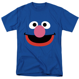 Sesame Street Grover Face - Men's Regular Fit T-Shirt Men's Regular Fit T-Shirt Sesame Street   