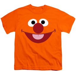 Sesame Street Ernie Face - Youth T-Shirt Youth T-Shirt (Ages 8-12) Sesame Street   