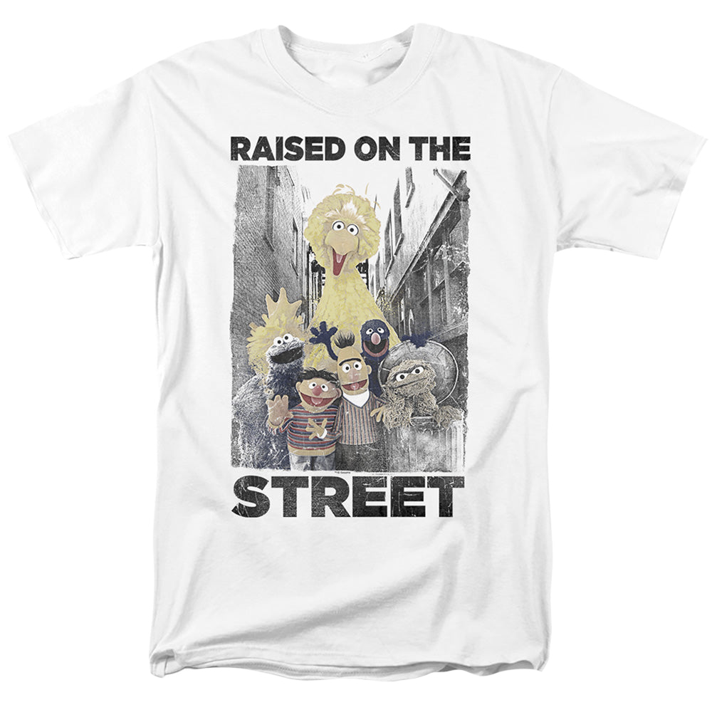Sesame Street Raised On The Streets - Men's Regular Fit T-Shirt Men's Regular Fit T-Shirt Sesame Street   