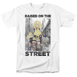 Sesame Street Raised On The Streets - Men's Regular Fit T-Shirt Men's Regular Fit T-Shirt Sesame Street   