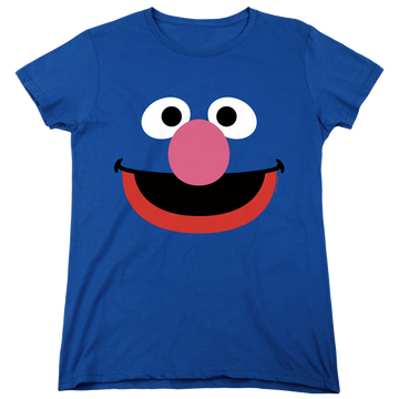 Royal women's t-shirt with Sesame Street Grover Face graphic