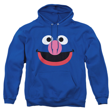Royal pullover hoodie with Sesame Street Grover Face graphic