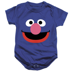 Sesame Street Grover Face - Baby Bodysuit Baby Bodysuit Sesame Street   
