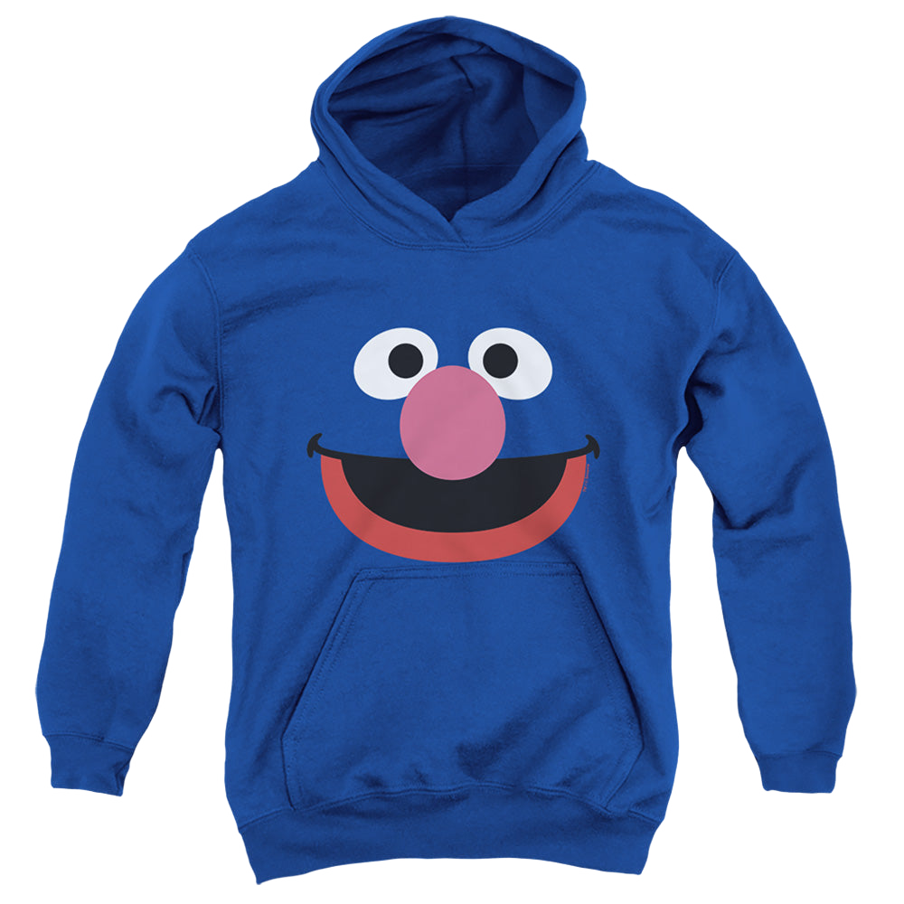 Sesame Street Grover Face - Youth Hoodie Youth Hoodie (Ages 8-12) Sesame Street   