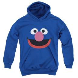 Sesame Street Grover Face - Youth Hoodie Youth Hoodie (Ages 8-12) Sesame Street   