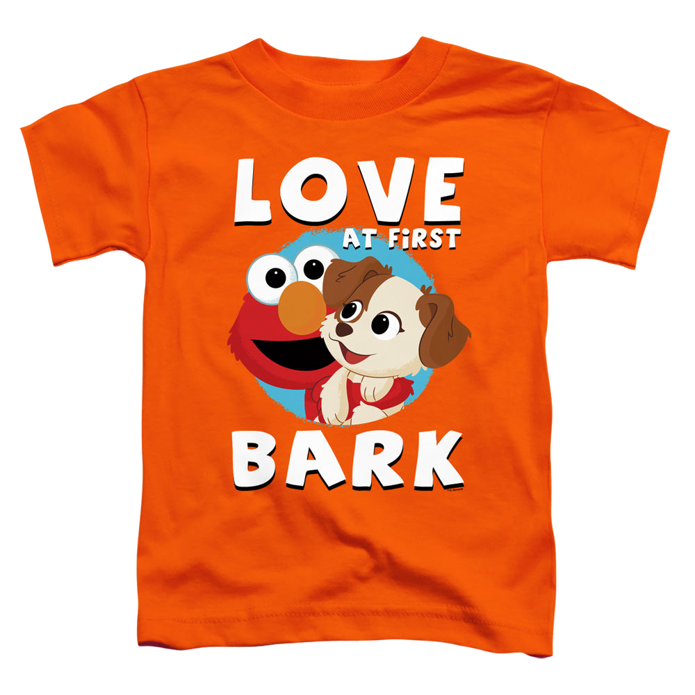 Sesame Street Love At First Bark - Toddler T-Shirt Toddler T-Shirt Sesame Street   