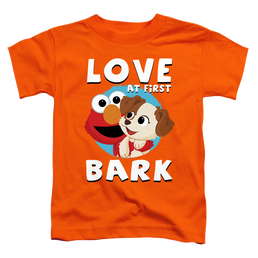 Sesame Street Love At First Bark - Toddler T-Shirt Toddler T-Shirt Sesame Street   