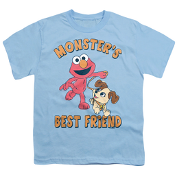 Sesame Street Monster'S Best Friend - Youth T-Shirt Youth T-Shirt (Ages 8-12) Sesame Street   