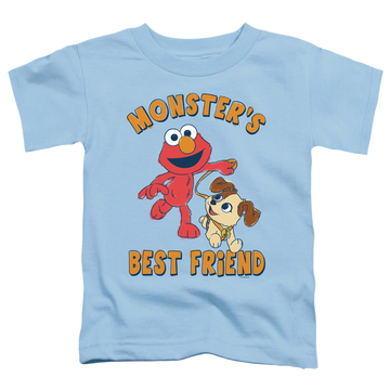 Light blue toddler t-shirt with Sesame Street Monster's Best Friend graphic