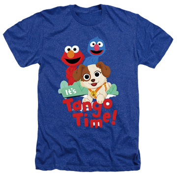 Royal men's heather t-shirt with Sesame Street Tango Time graphic