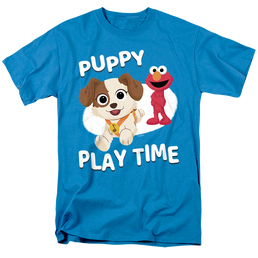 Sesame Street Puppy Play Time - Men's Regular Fit T-Shirt Men's Regular Fit T-Shirt Sesame Street   