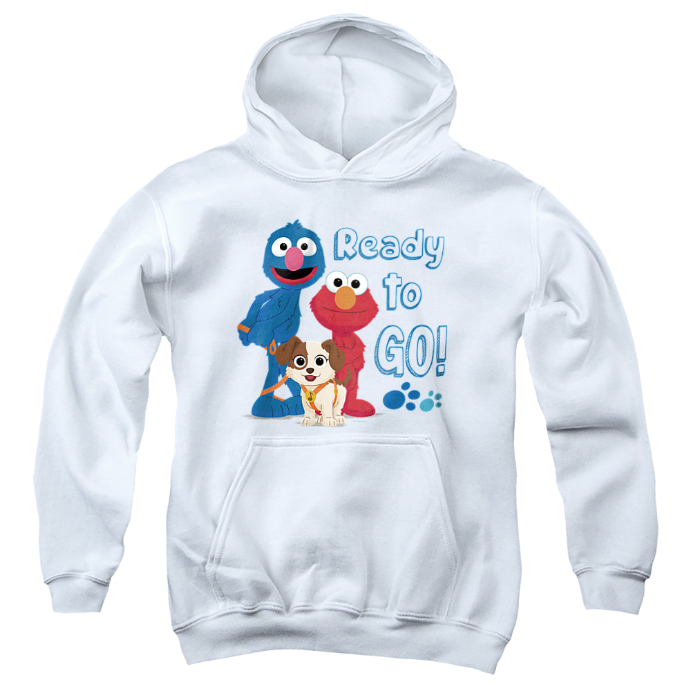 Sesame Street Ready To Go - Youth Hoodie Youth Hoodie (Ages 8-12) Sesame Street   