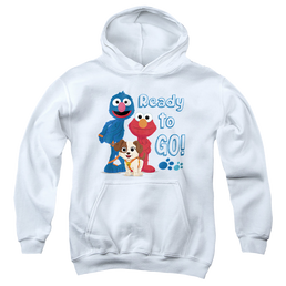 Sesame Street Ready To Go - Youth Hoodie Youth Hoodie (Ages 8-12) Sesame Street   