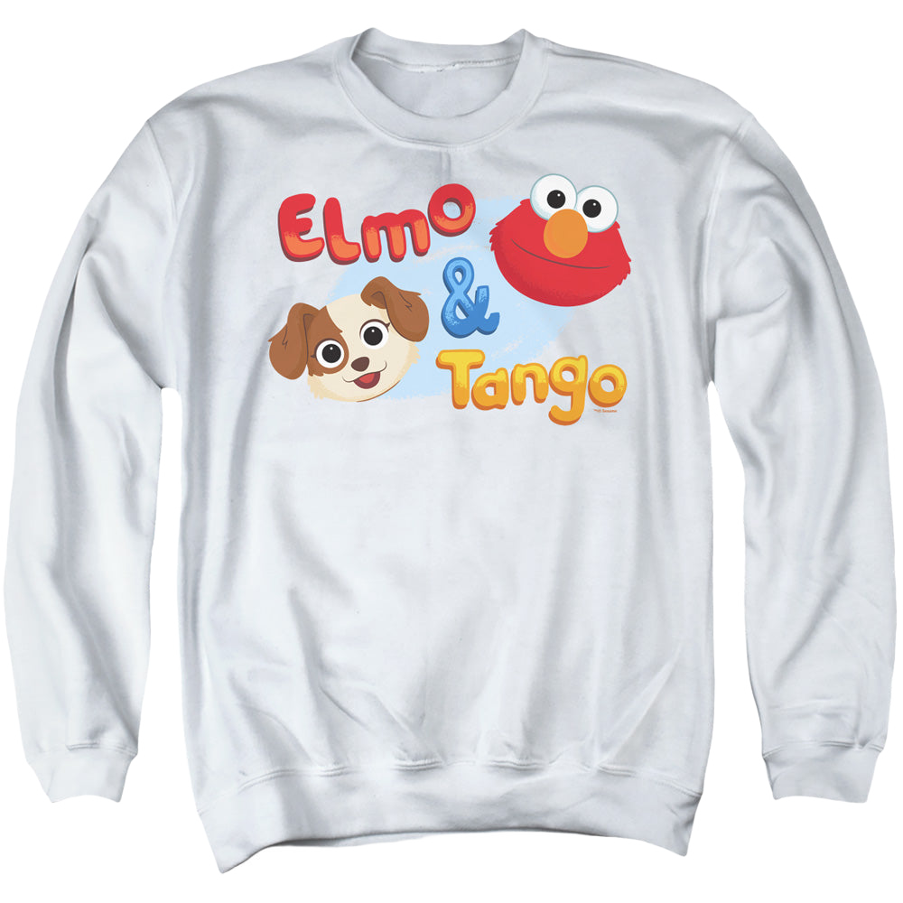 Sesame Street Elmo & Tango - Men's Crewneck Sweatshirt Men's Crewneck Sweatshirt Sesame Street   