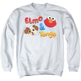 Sesame Street Elmo & Tango - Men's Crewneck Sweatshirt Men's Crewneck Sweatshirt Sesame Street   