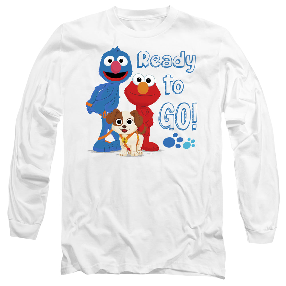Sesame Street Ready To Go - Men's Long Sleeve T-Shirt Men's Long Sleeve T-Shirt Sesame Street   