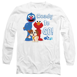 Sesame Street Ready To Go - Men's Long Sleeve T-Shirt Men's Long Sleeve T-Shirt Sesame Street   