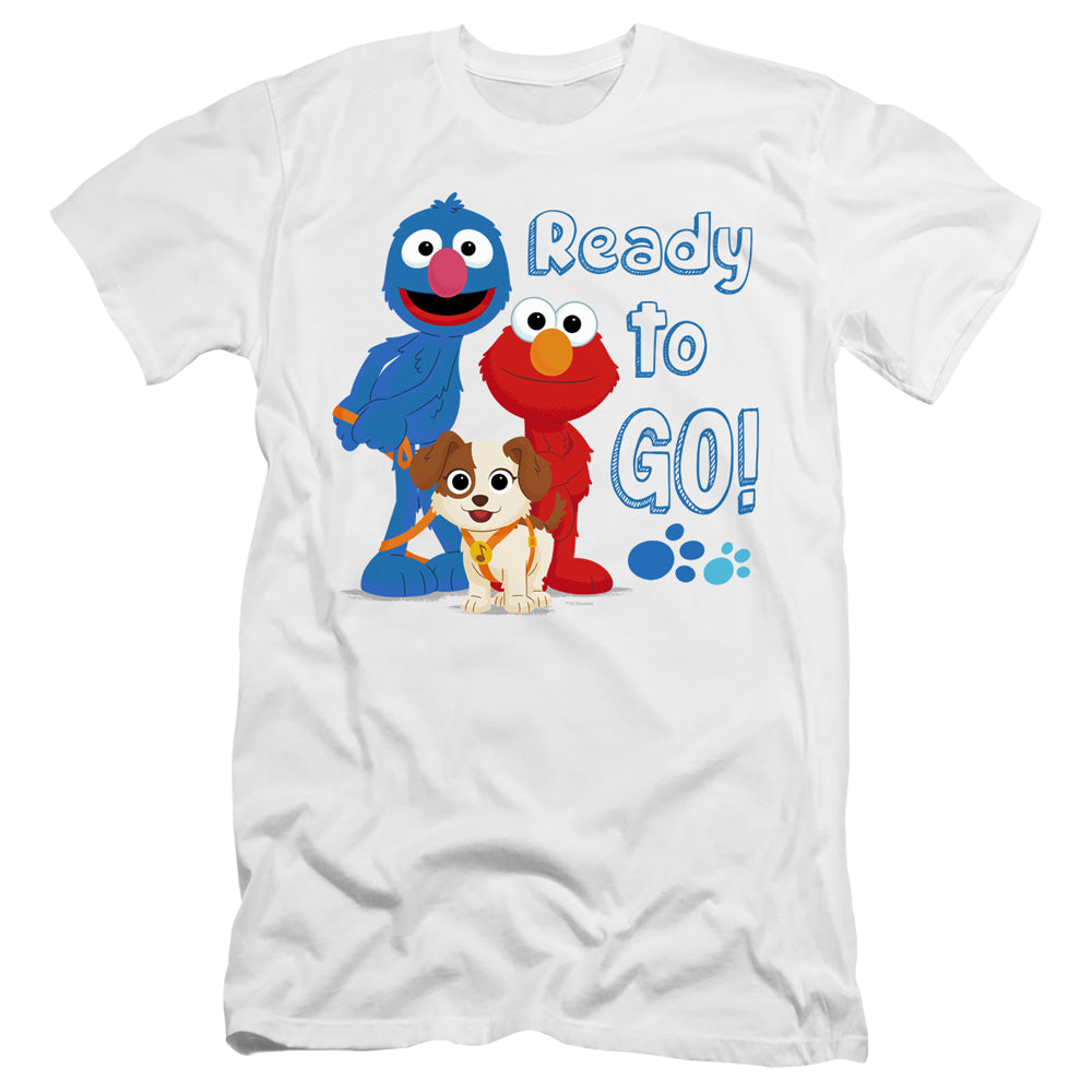 Sesame Street Ready To Go - Men's Premium Slim Fit T-Shirt Men's Premium Slim Fit T-Shirt Sesame Street   