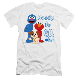 Sesame Street Ready To Go - Men's Premium Slim Fit T-Shirt Men's Premium Slim Fit T-Shirt Sesame Street   