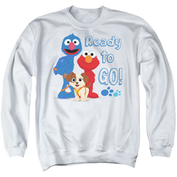 Sesame Street Ready To Go - Men's Crewneck Sweatshirt Men's Crewneck Sweatshirt Sesame Street   
