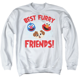 Sesame Street Best Furry Friends - Men's Crewneck Sweatshirt Men's Crewneck Sweatshirt Sesame Street   