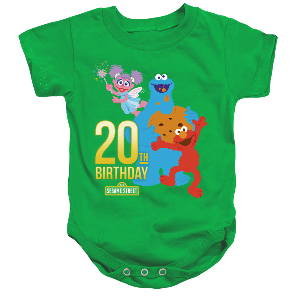 Sesame Street 20Th Birthday Group - Baby Bodysuit Baby Bodysuit Sesame Street   