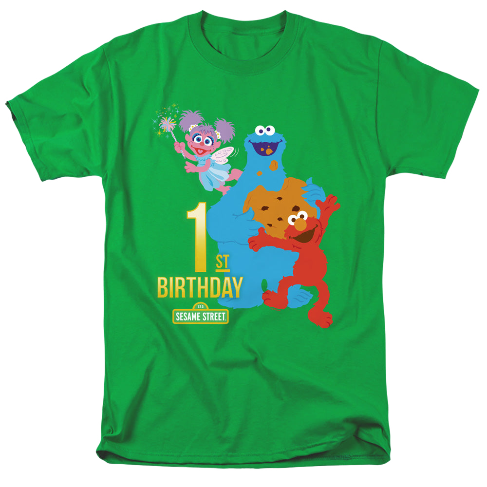 Sesame Street 1St Birthday - Men's Regular Fit T-Shirt Men's Regular Fit T-Shirt Sesame Street   