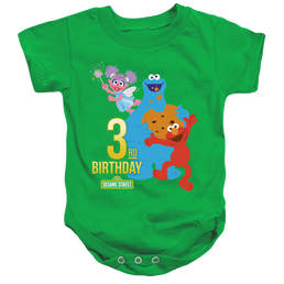 Sesame Street 3Rd Birthday - Baby Bodysuit Baby Bodysuit Sesame Street   