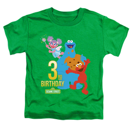 Sesame Street 3Rd Birthday - Toddler T-Shirt Toddler T-Shirt Sesame Street   