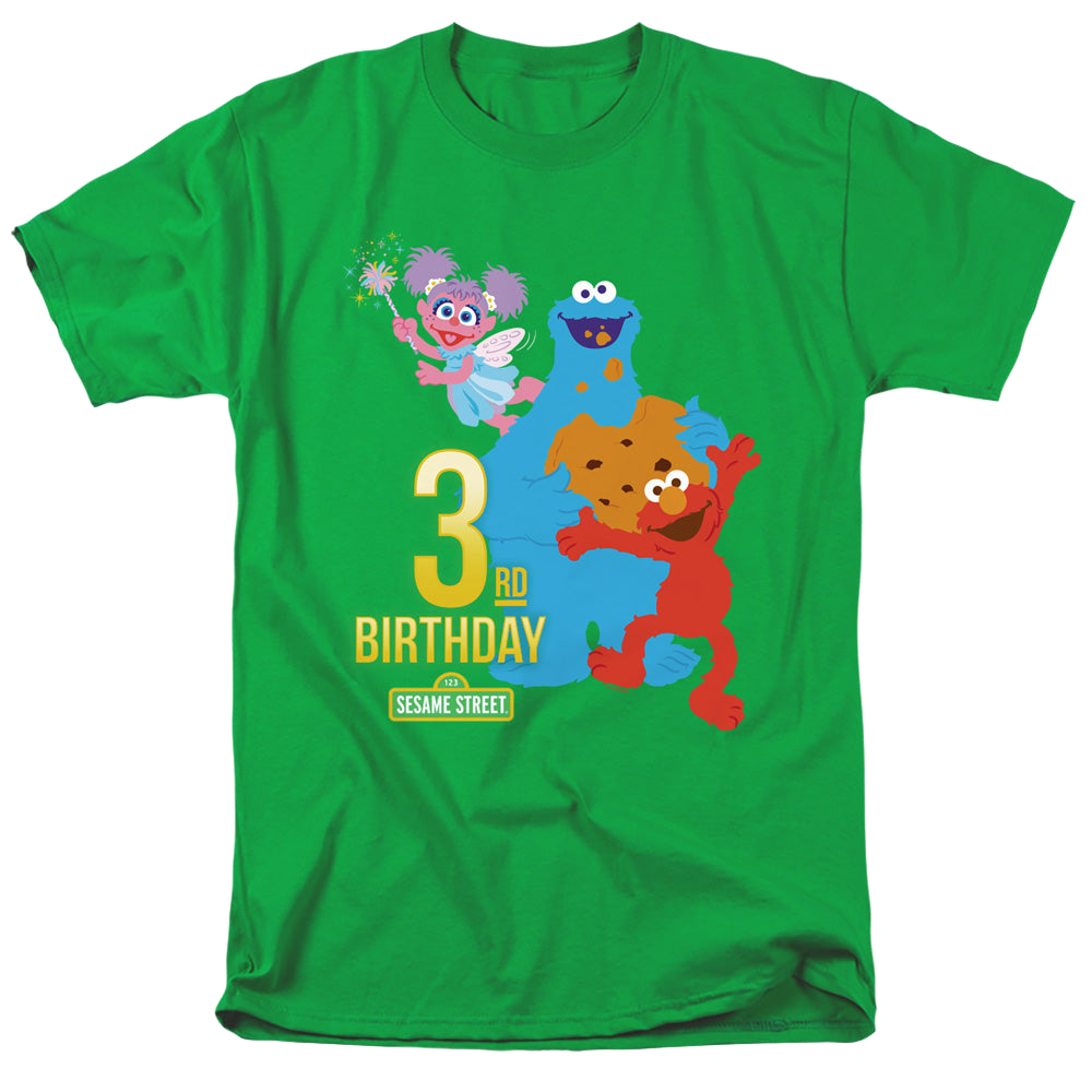 Sesame Street 3Rd Birthday - Men's Regular Fit T-Shirt Men's Regular Fit T-Shirt Sesame Street   