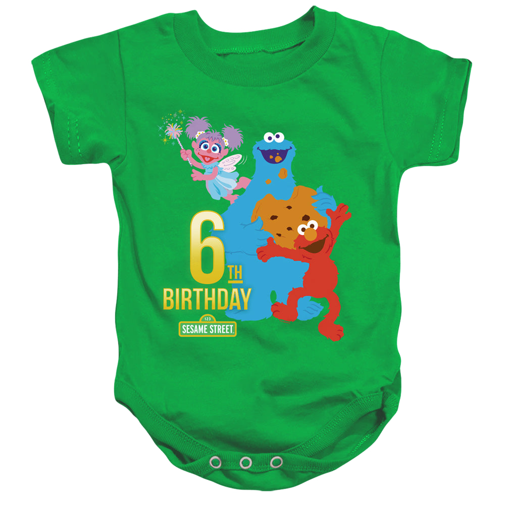 Sesame Street 6Th Birthday - Baby Bodysuit Baby Bodysuit Sesame Street   