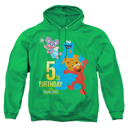 Sesame Street 5Th Birthday - Pullover Hoodie Pullover Hoodie Sesame Street   