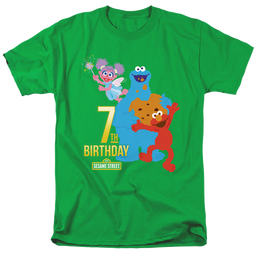 Sesame Street 7Th Birthday - Men's Regular Fit T-Shirt Men's Regular Fit T-Shirt Sesame Street   