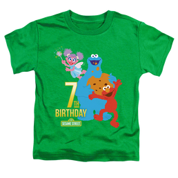 Sesame Street 7Th Birthday - Toddler T-Shirt Toddler T-Shirt Sesame Street   