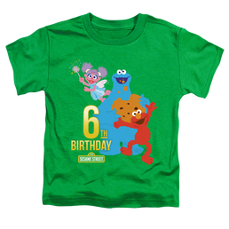 Sesame Street 6Th Birthday - Toddler T-Shirt Toddler T-Shirt Sesame Street   