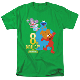 Sesame Street 8Th Birthday - Men's Regular Fit T-Shirt Men's Regular Fit T-Shirt Sesame Street   