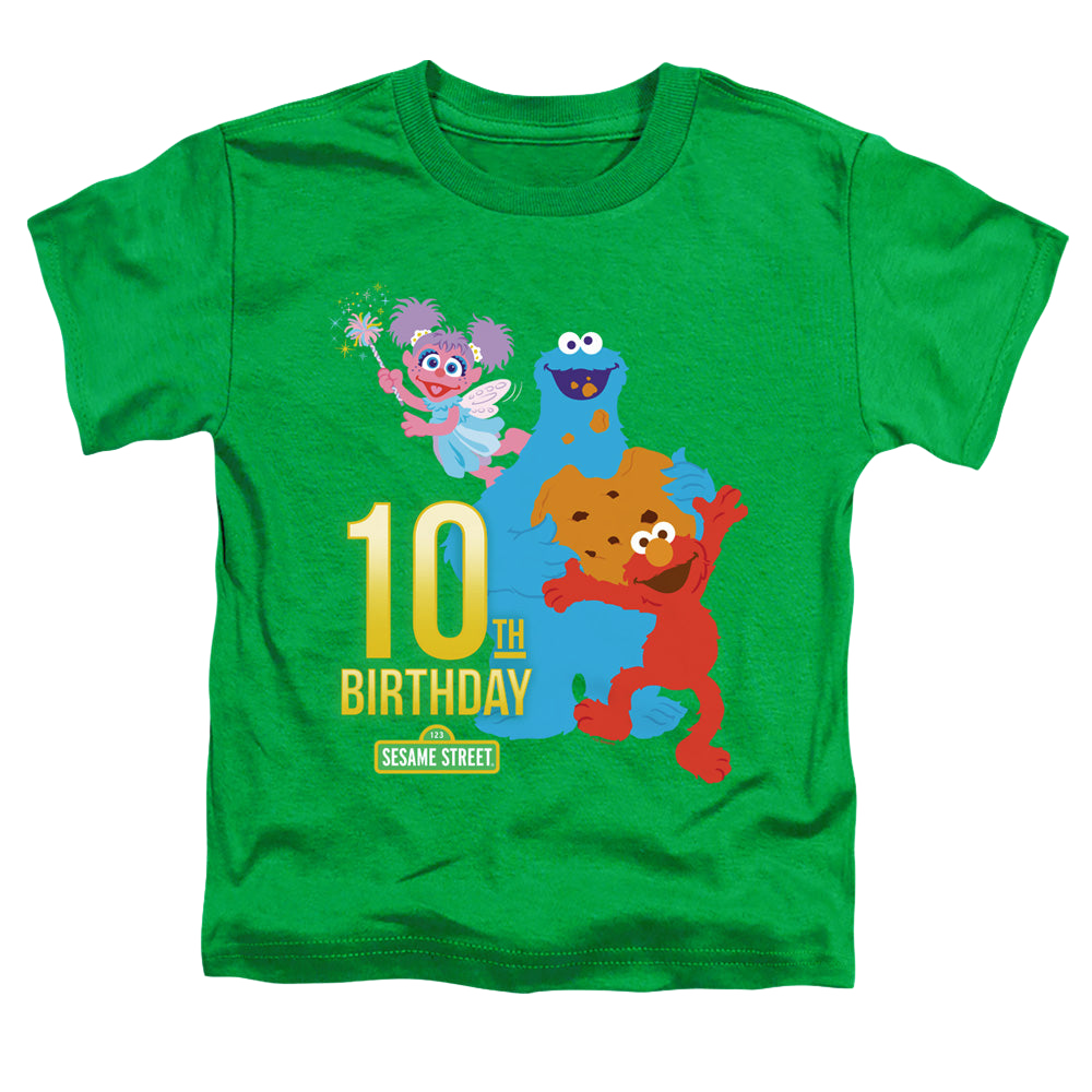 Sesame Street 10Th Birthday - Toddler T-Shirt Toddler T-Shirt Sesame Street   