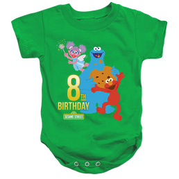 Sesame Street 8Th Birthday - Baby Bodysuit Baby Bodysuit Sesame Street   