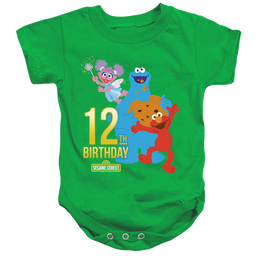 Sesame Street 12Th Birthday - Baby Bodysuit Baby Bodysuit Sesame Street   
