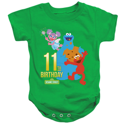 Sesame Street 11Th Birthday - Baby Bodysuit Baby Bodysuit Sesame Street   