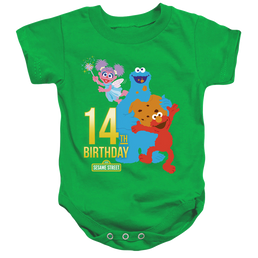 Sesame Street 14Th Birthday - Baby Bodysuit Baby Bodysuit Sesame Street   