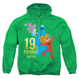Sesame Street 19Th Birthday - Pullover Hoodie Pullover Hoodie Sesame Street   