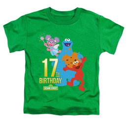 Sesame Street 17Th Birthday - Toddler T-Shirt Toddler T-Shirt Sesame Street   