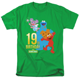 Sesame Street 19Th Birthday - Men's Regular Fit T-Shirt Men's Regular Fit T-Shirt Sesame Street   