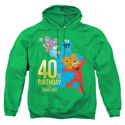 Sesame Street 40Th Birthday - Pullover Hoodie Pullover Hoodie Sesame Street   