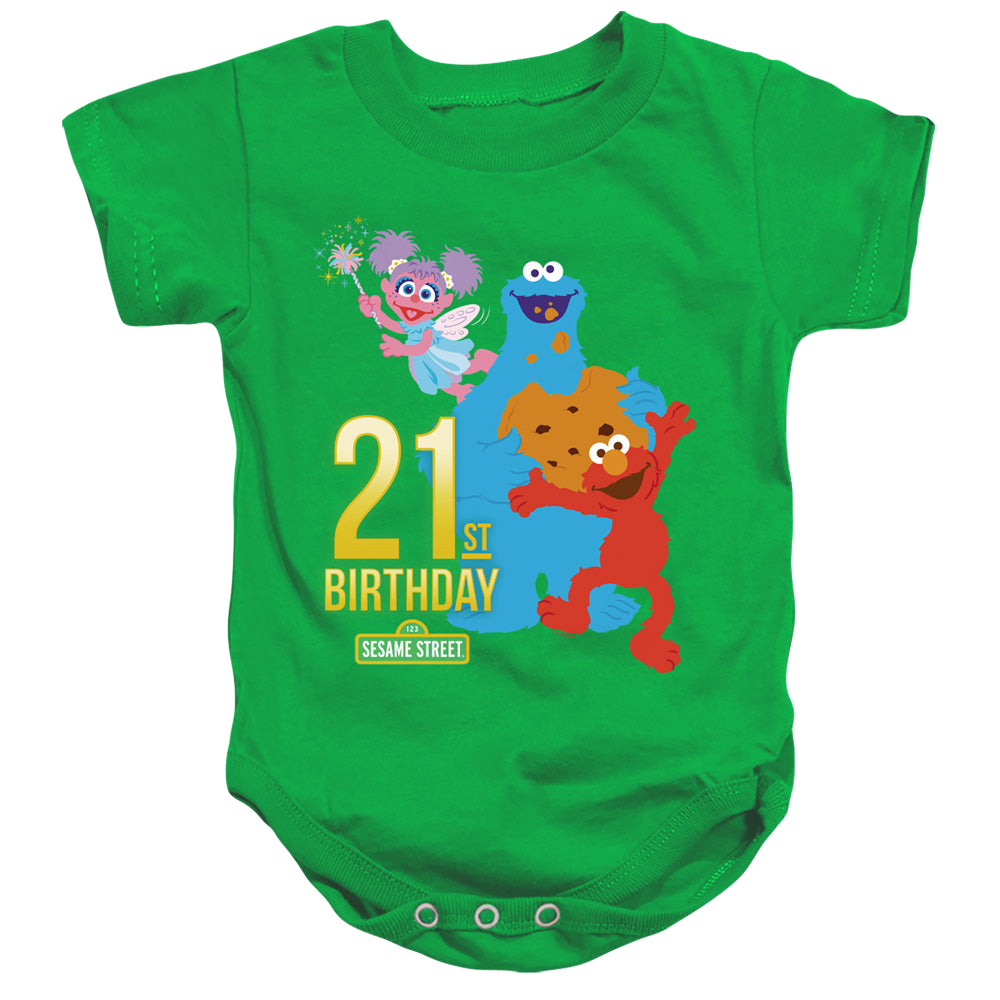 Sesame Street 21St Birthday - Baby Bodysuit Baby Bodysuit Sesame Street   