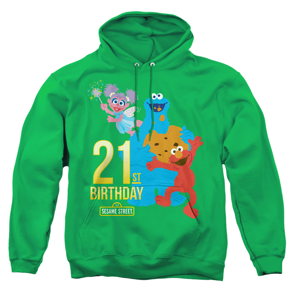 Sesame Street 21St Birthday - Pullover Hoodie Pullover Hoodie Sesame Street   