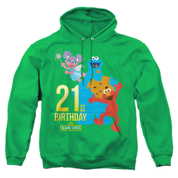 Sesame Street 21St Birthday - Pullover Hoodie Pullover Hoodie Sesame Street   