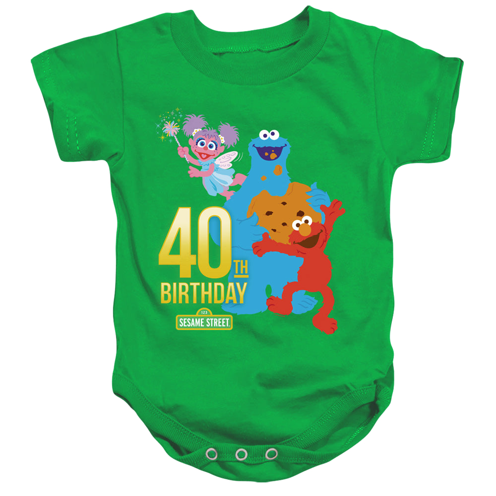 Sesame Street 40Th Birthday - Baby Bodysuit Baby Bodysuit Sesame Street   
