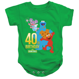 Sesame Street 40Th Birthday - Baby Bodysuit Baby Bodysuit Sesame Street   